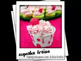 Recette Cupcake fraise tagada