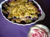 Recette Crumble aux myrtilles, amandes et sirop dérable