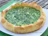 Recette Tarte épinards, feuilles de chêne et philadelphia