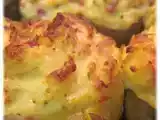Recette Pommes de terre farcies au parmesan et aux lardons