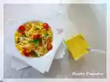 Recette Tagliatelles au safran, basilic et tomate cerise