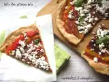 Recette Tarte fine poivrons feta