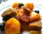 Recette Mijoté de veau au chorizo et aux olives
