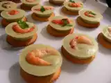 Recette Crakers, bavarois d'avocat et queues d'écrevisses