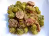 Recette Choux de bruxelles à la saucisse de morteau