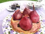 Recette Gâteau aux poires au vin et au cassis