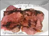 Recette Rôti de boeuf à l'oignon caramélisé