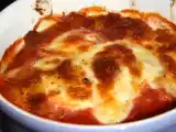 Recette Gratin d'aubergines - tomates - mozzarella