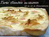 Recette Tarte flambée au saumon
