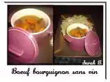 Recette Boeuf bourguignon sans vin