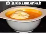 Recette Velouté de potiron et sa chantilly au curcuma