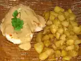 Recette Poulet sauce beurre de cachuète et noix de coco