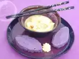 Recette Filet de julienne au curry et lait de coco et sa purée de vitelottes