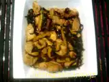 Recette Poulet gingembre champignons noirs
