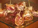 Recette Brochettes de dinde, romarin, pancetta