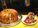 Recette Gâteau bundt aux framboises et aux bleuets