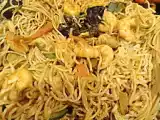 Recette Nouilles chinoises sautées aux crevettes