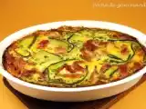 Recette Clafoutis de courgettes au jambon