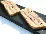 Recette Terrine de foie gras à la poire.