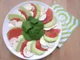 Recette Carpaccio de champignons, pamplemousse, avocat et pourpier