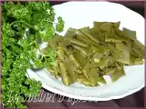 Recette Haricots plats au beurre et au persil
