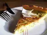 Recette Tarte courgettes parmesan