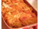 Recette Gratin de polenta cabillaud ww