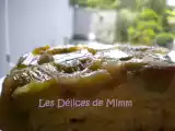 Recette Gâteau renversé à la rhubarbe
