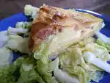 Recette Tarte jambon cru, pommes de terre et parmesan