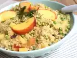 Recette Salade de boulgour, petits pois et pêches