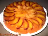 Recette Gâteau renversé aux pêches et aux amandes