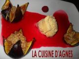 Recette Figues au beurre d amandes sauce framboises