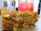Recette Blondies chocolat blanc pomme cannelle