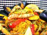 Recette La paella malin rosa maria