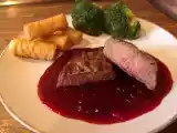 Recette Steak de gibier avec sauce aux airelles et orange