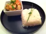 Recette Sauté de crevettes au lait de coco et citron vert