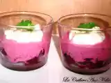 Recette Tiramisu de betteraves rouges