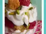 Recette Trifle framboise - sablé breton et pistache
