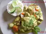 Recette Blanquette de poulet caraïbes