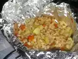 Recette Papillotes d'ébly aux 2 légumes