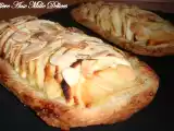 Recette Une délicieuse tartelette feuilletée garnie de pommes et d'amandes effilées...