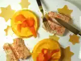 Recette Saumon piment d'espelette, purée de patates douces et gelée de thé