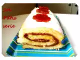Recette Gâteau roulé à la pâtea de coings et à la confiture de lait