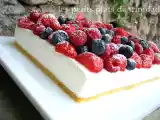 Recette Bavarois au fromage blanc et fruits rouges