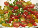 Recette Salade de tomates aux herbes aromatiques
