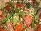 Recette Filet de boeuf et poêlée de légumes à la chinoise