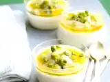 Recette Panna cotta au lait d’amande et poires au miel de lavande