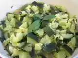 Recette Salade de courgettes citron et basilic