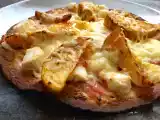 Recette Torti-pizza chèvre jambon et potatoes