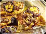 Recette Poulet sauce poivrons-figues-noisettes et parmesan